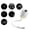 6 Projection Films, variant on Plug‑and‑Play HD Star Projector, 2-in-1 Galaxy Projector Night Light, Portable Starry Sky Night Light Projector for Bedroom with Sliding Projection Films, Mini LED Nightlight Wall Lamp for Adults