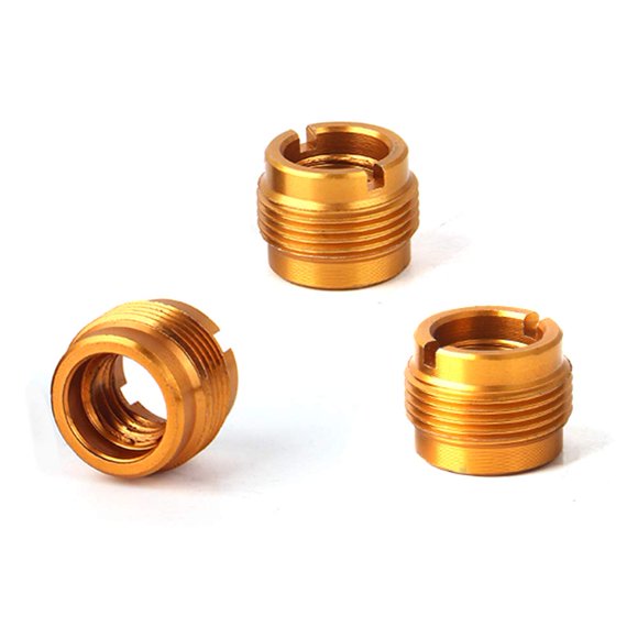 3 Pieces 5/8" Male to 3/8" Female Threaded Nut Screw Adapters Microphone Clip Holder Nut Adapters For Mic Micphone Stand