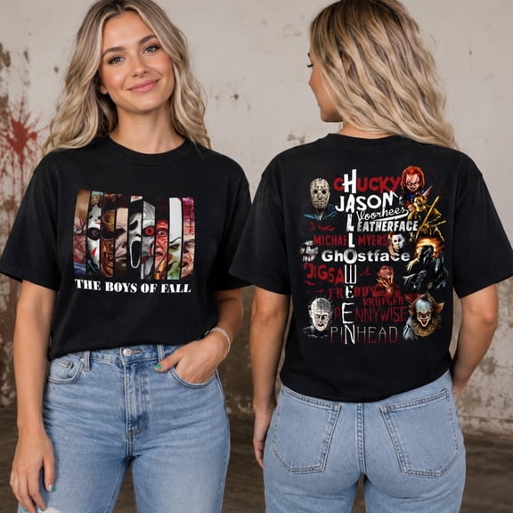 The Boys of Fall Horror Shirt, Halloween Movie Characters Tee Gift