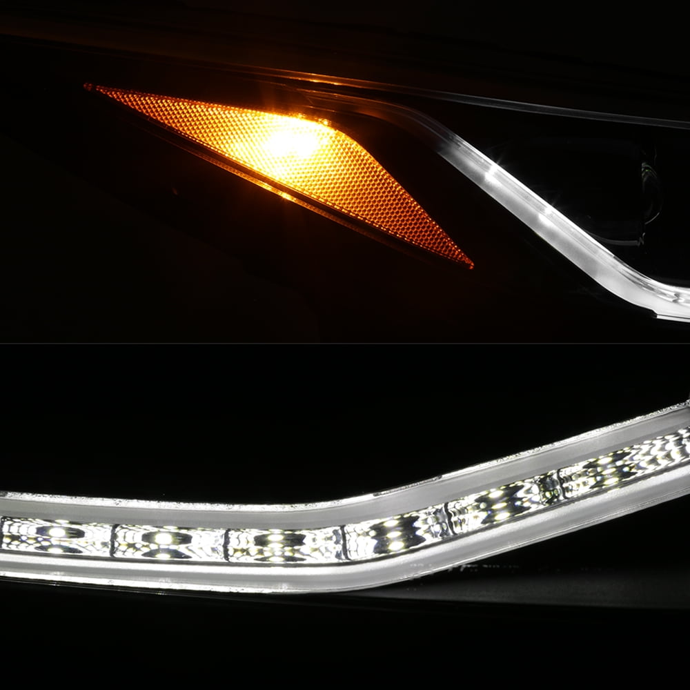 AKKON - Headlights For 2016 2017 2018 2019 Chevy Cruze 4Door LED Halogen DRL Projector Chrome Headlamps Right Passenger Side