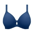 thumbnail image 3 of Elomi Charley Bandless Spacer Seamless Underwire Bra (4383),34GG,Petrol, 3 of 4