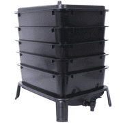 5-Layer Worm Farm Kit 50L, Easy Setup Recycles Food Waste