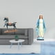 thumbnail image 2 of Figura De Espíritu Equino Elegante, Decoración Fengshui, Estatua De Caballo De Pie Y Virgen María, Escultura Religiosa Para Escritorio, Sala De Estar, Estantería Y Dormitorio., 2 of 8