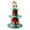 Green, variant on Halloween Decor Desktop Ornament Cupcake Stand Decorations 3 Tier Santa Cake Stand Xmas Dessert Holder Cardboard Dessert Tree Tower for Holiday Seasonal Celebrations and Winter Parties