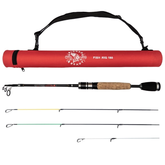 Rigged and Ready Fish Rig 180. Super Lightweight Tele Rod 180 5' 11" & 160cm 5' 4" Options 3 Tips = 3 Cast Weights