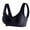Black, variant on Cavosen Sports Bras for Women High Impact Racerback Seamless Daily Bras No Underwire Push up Gathered Together Solid Bralette Beautiful Back Padded Fixed Cup Breathable Underwear