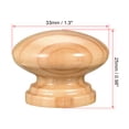 thumbnail image 3 of Unique Bargains Round Pull Knob Handle 33mm Dia Furniture Furniture Kitchen 10 Pack, 3 of 5