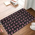 thumbnail image 4 of Susaid polka dot with pink bows Print Doormat,Porch Decor,Housewarming Decor Gift Doormat,Funny Flannel Floor Mat,Funny Doormat 24x16 Inch, 4 of 7
