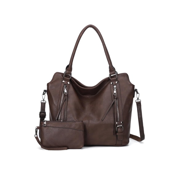 KL928 Tote Bag for Women Top Handle Handbag Hobo Bags Women's Crossbody Purse with Wallet(Coffee)