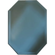 Frameless Octagon Mirror 5mm Thick, 1.25'' Bevel Edge with Hardboard Back 22''x30''