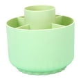thumbnail image 2 of Dujiujun Pen Holder 360-Degree Rotating Desk Organizer with 5 Slots Large Capacity Makeup Brush Holder Pencil Container, 2 of 7