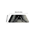 thumbnail image 2 of Scary Halloween Decorations Outdoor Spooky 3D Visual 20 Inch Floor Mat Halloween Home Decor Indoor Halloween Front Door Decor Creepy Themed Entrance Rug Deep Grey, 1 Pack, 2 of 5