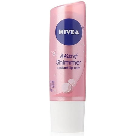 NIVEA A Kiss of Shimmer Radiant Lip Care 0.17 oz (Pack of 2)