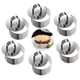 thumbnail image 3 of Anillos para mousse, molde para pasteles de acero inoxidable con control deslizante, 8 cm de diámetro, 6 piezas (redondos), 3 of 8