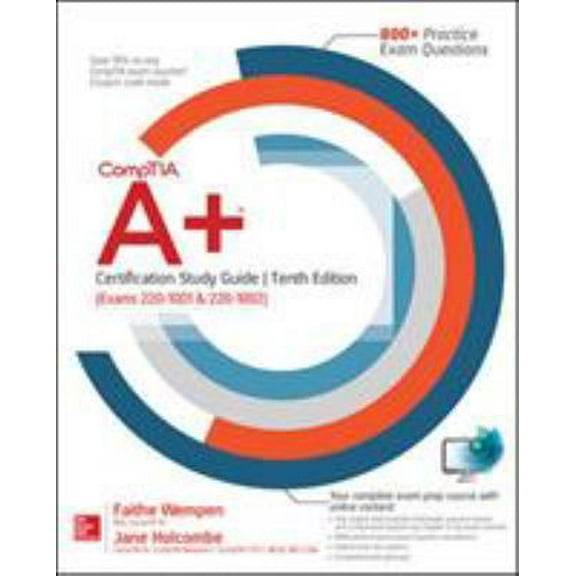Pre-Owned Comptia A  Certification Study Guide, Tenth Edition (Exams 220-1001 & 220-1002) (Paperback) 126045665X 9781260456653