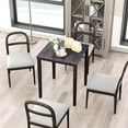 thumbnail image 4 of Costway Square Dining Table for 4-Person with Solid Wood Frame for Dining Room, 4 of 10