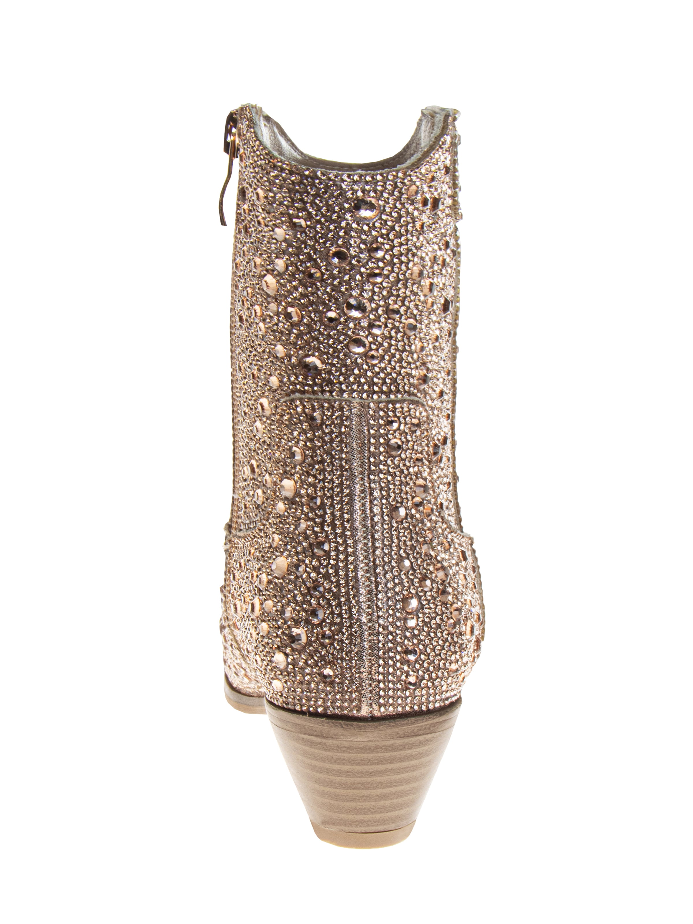 Badgley Mischka Little and Big Girls Rhinestone Western Boot