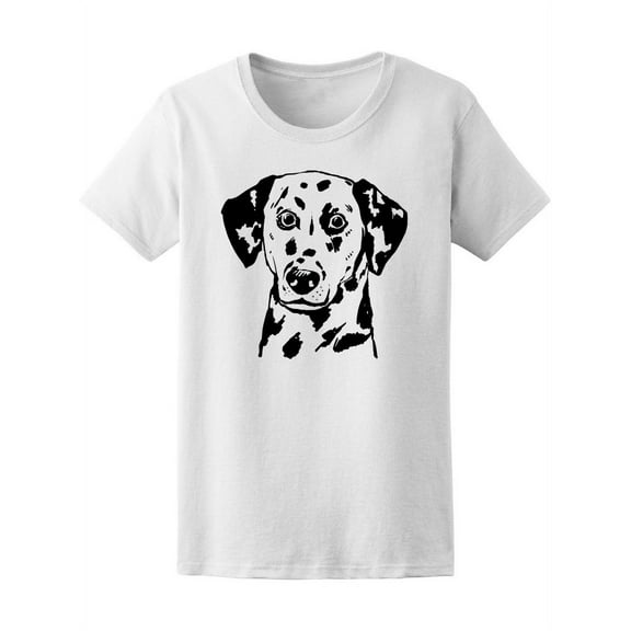 You Dalmatian Drawing T-Shirt Women -Image by Shutterstock, Female Medium
