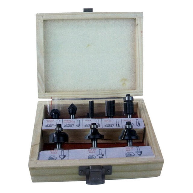Juego Brocas Router Set Lujo 8 Pzas Oakland Oakbr-08 OAKLAND OAKBR-08