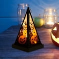 thumbnail image 4 of Linternas Portátiles de Halloween Yotijar Linterna de Vela LED Iluminación Nocturna Hog Calabaza, 4 of 10