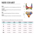 thumbnail image 6 of Honeii Colorful Plastic Blocks Pattern Print Women’s Bikini Set,Two Piece Swimsuit Bathing Suits,Stylish High Elasticity Swimwear for Beach and Pool, 6 of 7