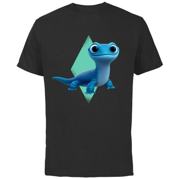 Disney Frozen 2 Cute Salamander Bruni T-Shirt - Short Sleeve Cotton T-Shirt for Adults - Customized-Black