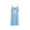 Blue, variant on Diufon Women's Nightgowns Summer Casual Loose Round Neck Camisole Pajama Dress Summer Plus Size Sleepwear