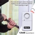 thumbnail image 3 of Alarma antirrobo para puertas y ventanas, alarma para el hogar de 120 decibeles súper altos, funciona con batería, fácil de instalar, seguridad las 24 horas, 3 of 5