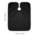 thumbnail image 2 of OATIPHO Salon Cape Black Lightweight Anti-Static Full Coverage Hairdressing, 2 of 6