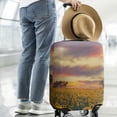 thumbnail image 2 of Sunset Sunflower Field Scene Luggage Cover Fashion Suitcase Cover Baggage Covers Fit 25-28 Inch Luggage (Go Travel), 2 of 5
