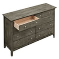 thumbnail image 2 of Glory Furniture Hammond 8 Drawer Dresser in Gray, 2 of 8