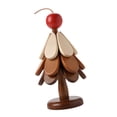 thumbnail image 4 of 3 piezas de mantel de madera para mesa, posavasos de madera, soporte para ollas, posavasos protector de mesa para mesas calientes rojo, 4 of 9