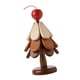 thumbnail image 4 of 3 posavasos de madera antideslizantes resistentes al calor para decoración del hogar rojo, 4 of 9