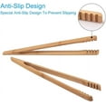 thumbnail image 2 of Yirtree 4Pcs Reusable Bamboo Toast Tongs - Wooden Toaster Tongs For Cooking & Holding - 8 Inch Long - Ideal Kitchen Utensil For Cheese Bacon Muffin Fruits Bread - Ultra Grip - Eco-friendly, 2 of 8