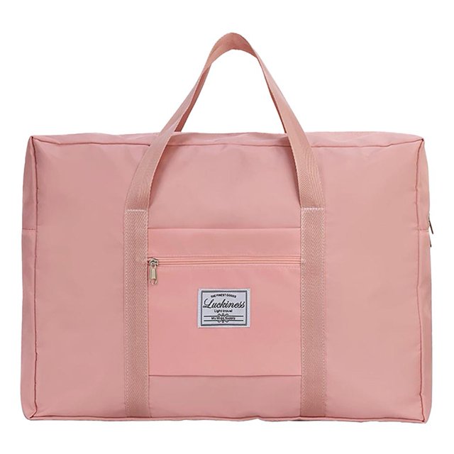 BUYISI Sac de Rangement pour Couette Sac à Bagages Sac de Rangement à Main Grande Capacité Imperméable Rose