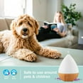 thumbnail image 4 of SpaRoom BotanicAir Ultrasonic Essential Oil Diffuser , White Ribbed Top with Woodgrain, 4 of 5