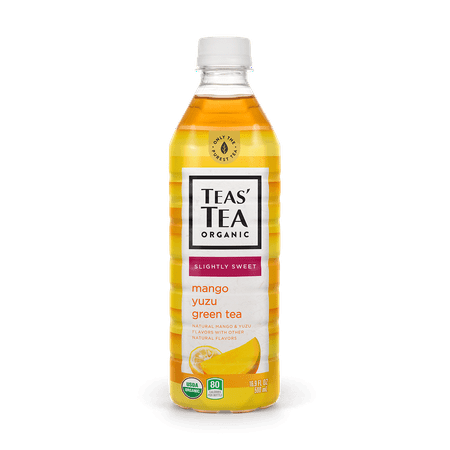 Teas Tea Organic Green Tea Mango Yuzu 16 9 Fl Oz Walmart Com