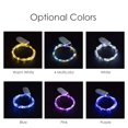 thumbnail image 3 of LED Cadena de luz Alambre de cobre Luces navideñas de hadas Funciona con pilas para interiores al a TOMSHOO Cadena de lámpara, 3 of 7