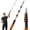 Orange, variant on 15FT Reach Telescopic Extension Pole, 3-12FT Roller Extension Pole with Flip-Lock Design, Alloy Threaded for Painting Cleaning Dusting & Window Washing Tools