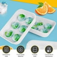 thumbnail image 4 of Deago Silicone Ice Cube Trays Set of 2, Large Round Ice Cube Molds with 6-Ice Trays and Lid, Sphere Ice Ball Maker for Whiskey and Cocktails - Reusable & BPA Free, 4 of 9