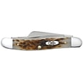 thumbnail image 4 of Case XX WR Pocket Knife Medium Stockman, Amber Bone Handle, Stainless Steel Blades, Length Closed: 3 5/8 Inches, 4 of 5