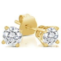 1/5 Carat T.W. Diamond Stud Earrings in 14k Yellow Gold (G-H, I2)