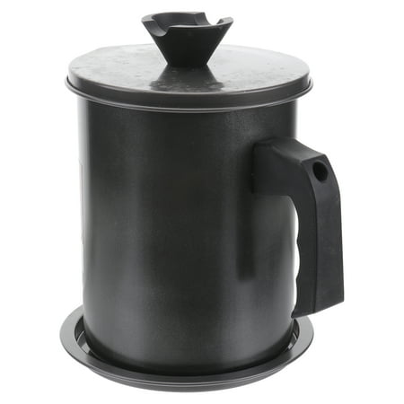 

2.0L Stainless Steel Oil Strainer Pot Grease Container Oil Storage Can