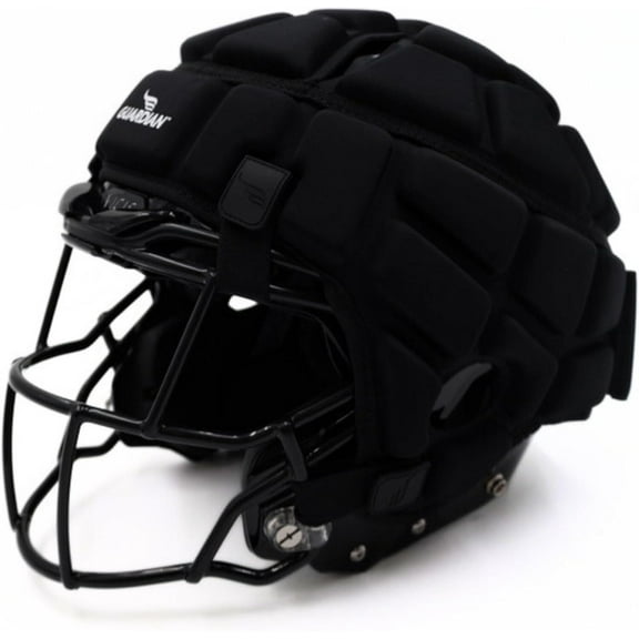 Guardian Cap - Soft-Shell Helmet Cover for Football and Lacrosse, Black XT