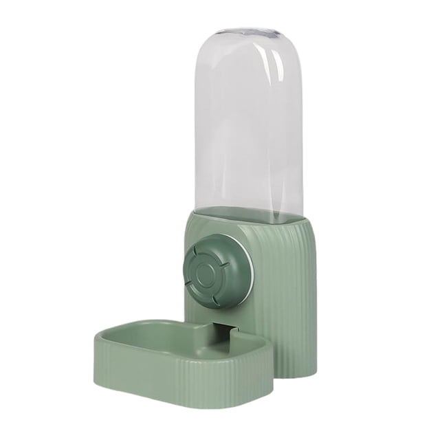 fastboy 520ml Cats Water Bowl 520ml Volume Disassemblable Body Transparent Water Troughs For Cats Cat Water green