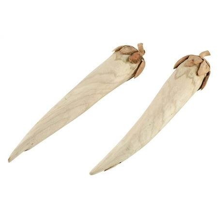 Accessory Set Finish - Decorative Accessory in Natural and Brown Finish - Set of 2