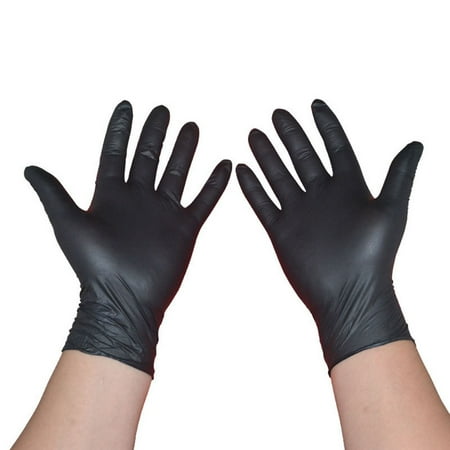 

OOKWE 100x Mechanic Gloves Nitrile gloves Household Cleaning Washing Laboratory Gloves for Mechanics Auto Cleaning Application