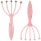 thumbnail image 3 of Masajeador de cuero cabelludo, masajeador de cabeza portátil de mano SPA para relajación profunda rosa + azul (paquete de 2) Ormromra YXX033, 3 of 8