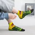 thumbnail image 5 of Bingfone Not All Who Wander Are Lost Design Patterned Men's Women's Casual Cotton Socks, 5 of 5