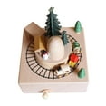 thumbnail image 3 of Caja de música de tren, accesorios de decoración del hogar, estatua coleccionable, adorno de mesa, centro de mesa para dormitorio, festivales, escrito C, 3 of 9